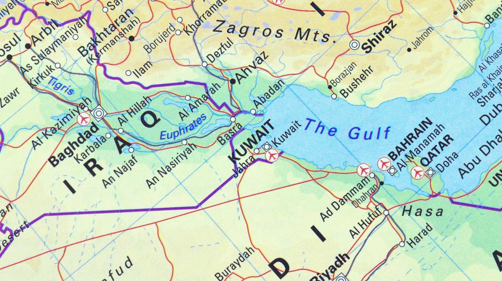 Persian gulf map